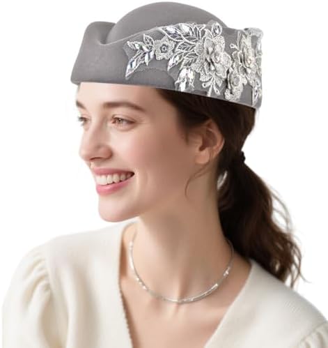 Women Wool Felt Ribbon French Fashion Vintage Millinery  display picture 3