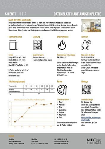 Akustikplatte - SCHALLSCHUTZPLATTEN – Platten für Wand und Decke – für