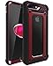 iPhone 8 Plus/iPhone 7 Plus Case, ZUSLAB Armor Shield Full-Body Heavy Duty Protective Case with Built-in Screen Protector, Impact Resistant Bumper for iPhone 8 Plus/iPhone 7 Plus (Red/Black)