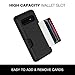 PATCHWORKS Galaxy S10 Plus Case [Level Wallet Series] Rugged Hybrid Shockproof Dual Layer TPU + PC Case [Military Grade Drop Test Certified] [Wireless Charging Compatible], Black