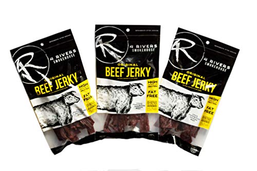 Original Beef Jerky - 4 Rivers High Protein - 3 Pack