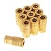 SUNGATOR 1/4-Inch Brass Female Industrial Coupler, 10-Pack NPT Female Quick Connect Air Coupler with Storage Case primary