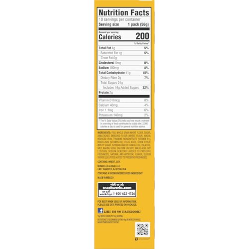 NEWTONS FIG BARS, SOFT FRUIT CHEWY COOKIES, 10 SNACK PACKS (2 COOKIES PER PACK)