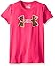 Under Armour Girls Camo Fill Logo Top