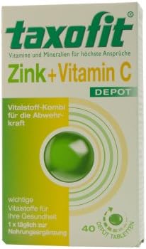 Taxofit Vitamin C 500+flavonoidreicher Zitrusextrakt 40 pcs