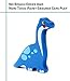 Cute Dinosaur Chunky Wooden Puzzle for Toddlers, Preschool Age w/ Easy-Hold Colorful Solid Wood Pieces. Simple Educational & Sensory Learning for 1, 2 & 3 Year Olds