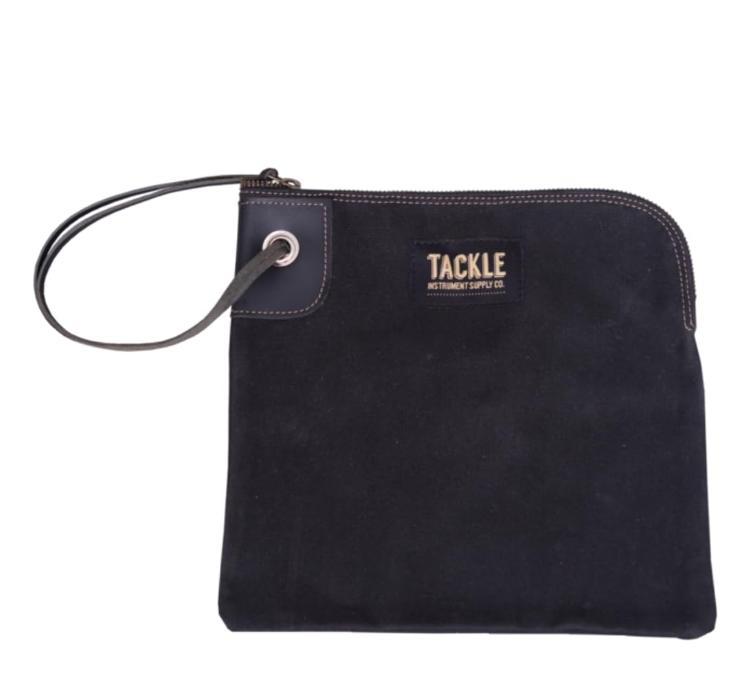 Tackle Zippered Accessory Bag - Black