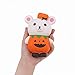 Anboor 5.1 Inches Squishies Pumpkin Bear Kawaii Slow Rising Scented Squishies Stress Relief Kid Toys Halloween Decorative Props Gift