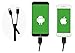 charging cable,Boltech 2 in 1 USB charging and DATA SYNC cable for Samsung S3,S4,S5,S6 S6 Edge,Sony,Motorola,LG,Huewai,HTC,Nexus and Iphone 5,6,6 plus,Ipad mini Ipad Air etc.(BLACK)