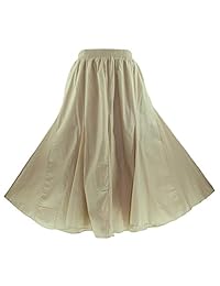 Falda larga (algodón, talla SZ 0.4 x 0.8 x 1.2 in)