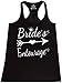 shop4ever Bride's Entourage Women's Racerback Tank Top Wedding Tank Tops Medium Black 0