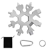 18 In 1 Snowflake Multi Tool, Stainless Steel