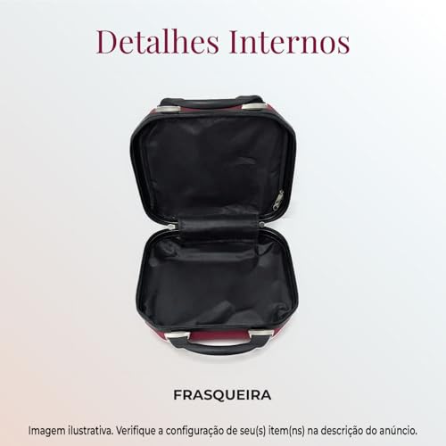 Kit 4 Malas/Frasqueiras De Viagem Bordo E Despacho M2 (Prata)
