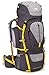 High Sierra Appalachian Top Load Internal Frame Hiking Pack, Mercury/Ash/Yell-O, 75-Liter