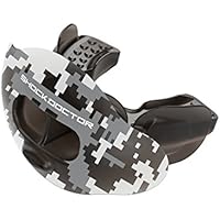 Shock Doctor Max Airflow Mouth Guard Football & High Impact Sports, Breathable & Comfortable, Offers Lip Protection, Youth & Adult Sizes, Includes Helmet Strap