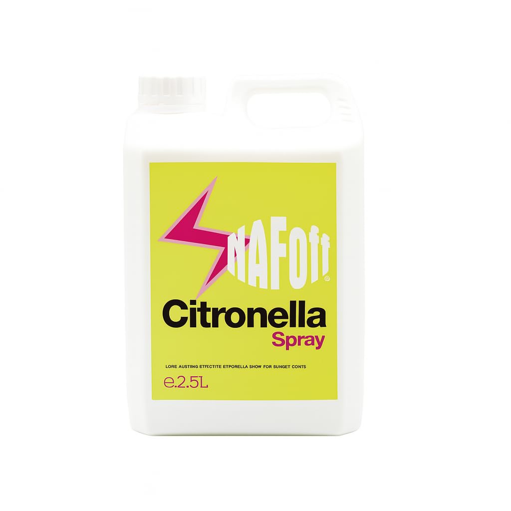 NAF Off Citronella Refill – 2.5L Natural Summer Spray for Horses – Long-Lasting with Citronella Oil – Ideal for All Horses