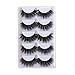 3D Fake Eyelashes Reusable Thick Crisscross False Eyelashes Pack Volume Handmade Soft Eyelash- 3 Styles 15 Pairs