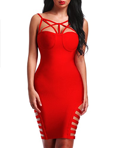strappy bandage dress