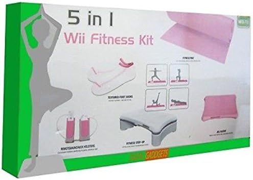 5-in-1 Pink Wii Fitness Accessory Kit Bundle Digital Gadgets for Nintendo Wii by Digital Gadgets: Amazon.es: Videojuegos