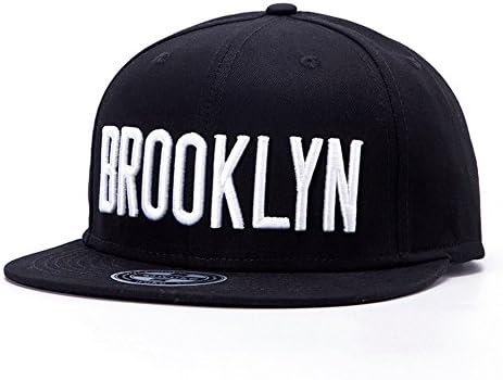 Sunlitro Unisex Flat Bill Hip Hop Hat Snapback Baseball Cap