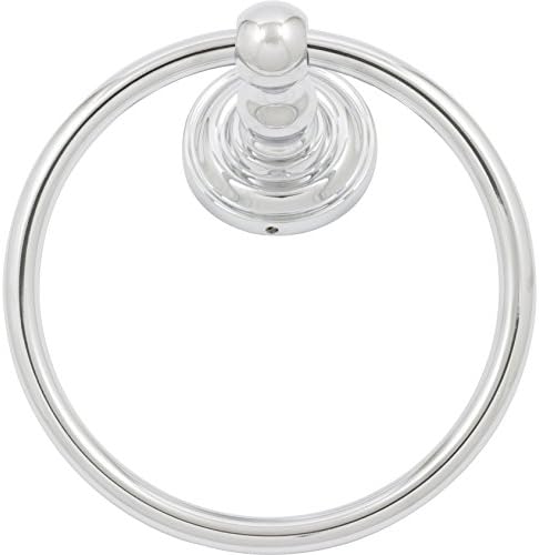Charlotte Towel Ring, Polished Chrome by Stone Harbor Hardware