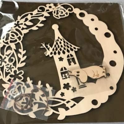 Amazon ムーミン 木製リース ムーミンハウス リース ホビー