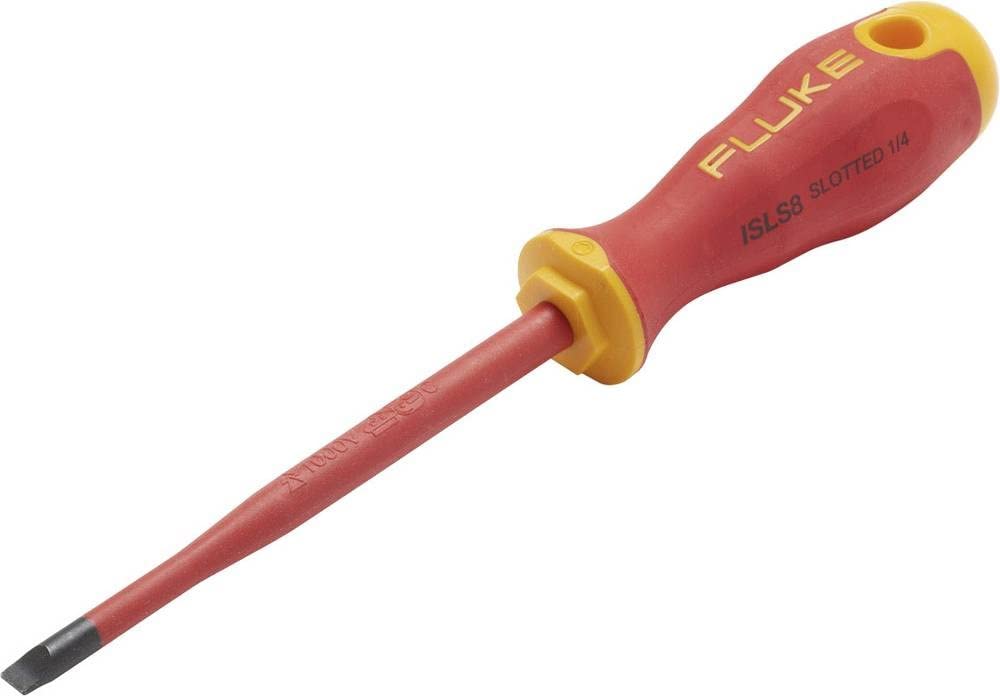 125 mm screwdriver with 6 mm slotted blade. Certified to 1000 V ac and 1500 V dc.