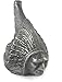 Indian Motorcycles Paperweight Heavy Aluminum Antique Patina Chief Head Feathers