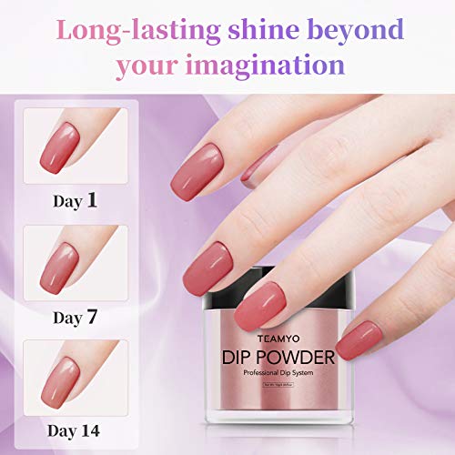 Dip Powder Nail Kit,Nail Dip Powder Kit for Beginners,Dip Nails Powder Starter Kit with Nail Dip