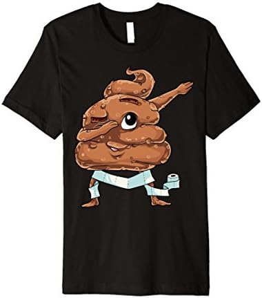 Mens Dabbing Poop T Shirt Funny Poo Costumes Gifts Tees Medium Black
