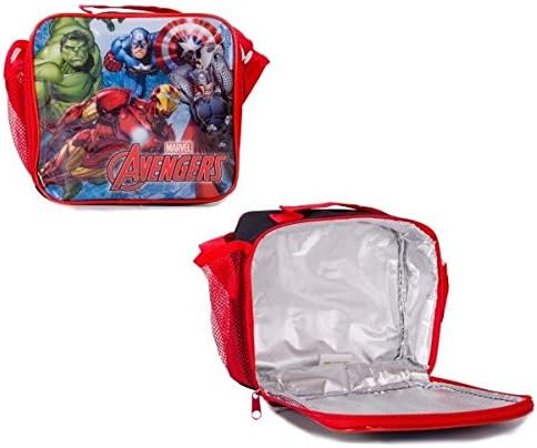 avengers lunch bag with bottle holder