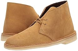 Clarks Men's Desert Chukka Boot, Oak Suede, 11 M US