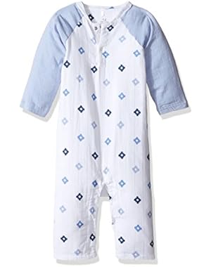 Baby Long Sleeve Henley One-Piece