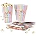 24 Unicorn Popcorn Boxes with Gold Foil For Birthday & Baby Shower Favors Magical Day Rainbow Unicorns Theme Treat Box Containers Party Supplies Decorations by Gift Boutique