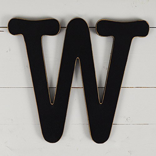 11.5" Typewriter Wall Decor Letter "W"- black