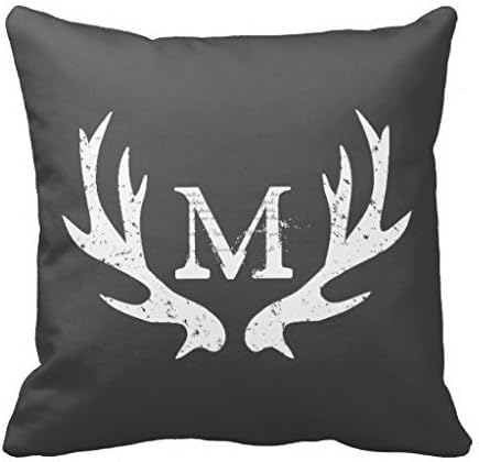 Amazon Com Hamishoutletstore Custom Monogram Deer Antler 45 45cm