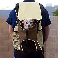 VISMOORE Pet Carrier Backpack for Small Dogs Cats Puppies, Soft Pet Travel Bag with Portable Zipper Mesh Windows, Design for Travel Hiking Outdoor, Hold Pets Up to 16 Lbs