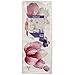 Wall Decal Pink Flower - Wall Mural Peel and Stick - Removable Vinyl Wall Sticker Home Decor by Dooboe