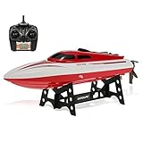 GoolRC GC002 Remote Control Boat 2.4GHz 20km/h High Speed Electric 180 Degree Flipping RC Racing Boat Perfect Toy Pools Lakes