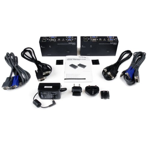 StarTech.com USB Dual VGA KVM Console Extender, 650-Feet/200m (SV565DUTPU)