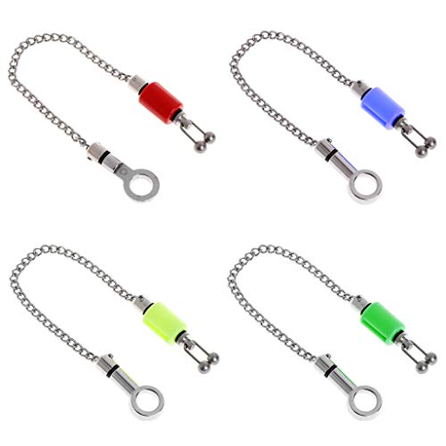 Abcidubxc Bissanzeiger, Angeln Swinger Edelstahl Schlinge Kette Bissanzeiger Karpfenalarm Hängesensor Tackle Outdoor… – Bild 4