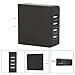Next-shine 36 Watt Universal Multi-Port 4 Port USB Travel Wall Outlet Charger Desktop Hub Charging Station for iPhone 6 / 6 S/ 6 Plus, iPad / Samsung Android Tablets and Others with High Speed,Black
