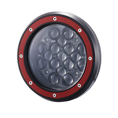 Z-OFFROAD-1PC-Red-5-Inch-Round-LED-Offroad-Light-51W-5100lm-Spot-Drving-Fog-Lamp-Off-Road-Pod-Lights-LED-Work-Light-Bar-for-Car-Trucks-Tractor-SUV-ATV