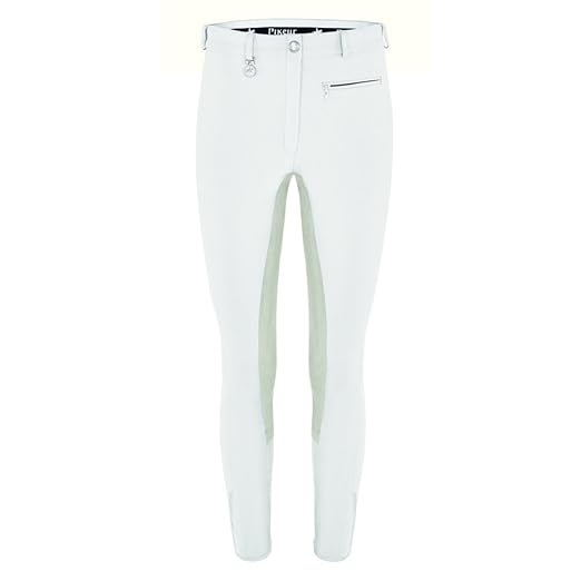 PIKEUR Vollbesatz Reithose LUGANA, weiß, 40