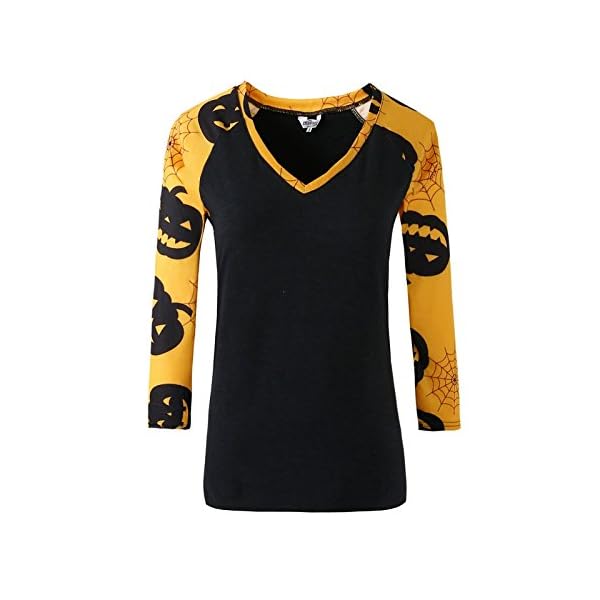 Women's Funny Thanksgiving Thankful Blessed Greatful Print Fall Pumpkin Graphic Raglan Shirt