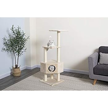 Go Pet Club Cat Tree Beige Color