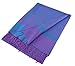Paskmlna Paisley Jacquard Pashmina Shawl Wrap Scarf Stole (turquoise-lavender018-93)
