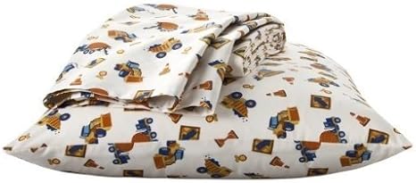 Amazon Com Circo Build It Construction Vehicle Sheet Set Twin Home Kitchen