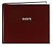 BookFactory Guest Book (120 Pages) Guest Sign-in Book Guests Registry Guestbook - Burgundy Cover, Section Sewn Hardbound, 8 7/8'' x 7'' (Made in USA)