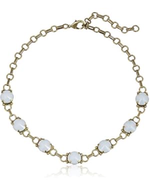 Rivoli Eyelet Choker Necklace, 16